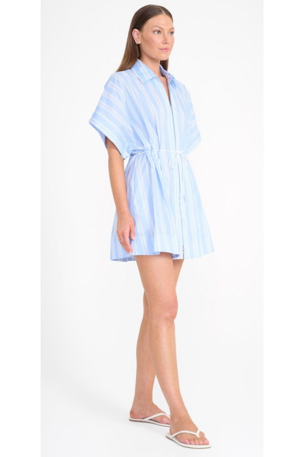Staud Cori Dress - Ventura Stripe
