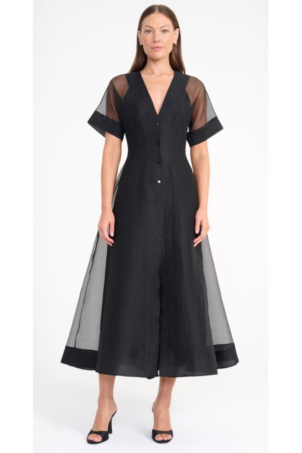 Staud Elle Dress - Black