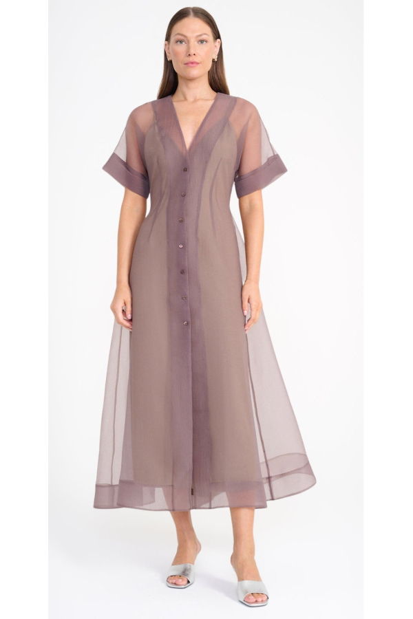 Staud Elle Dress - Mink