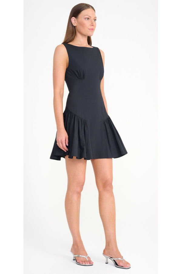 Staud Gwen Mini Dress - Black
