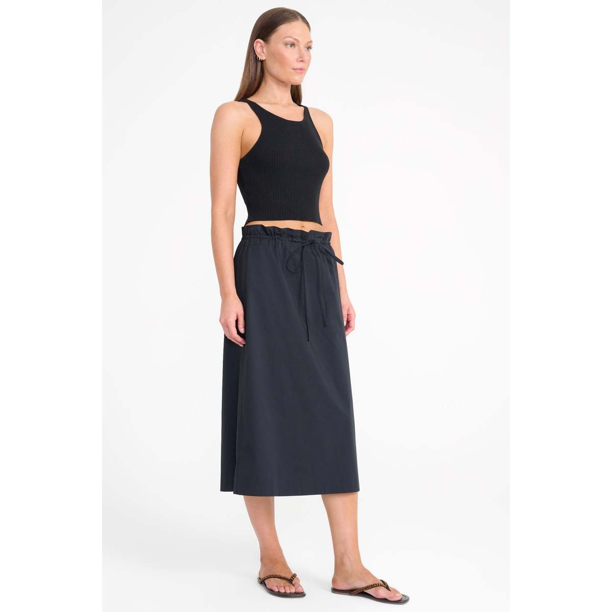 Staud Shore Skirt - Black - Image 2 of 3