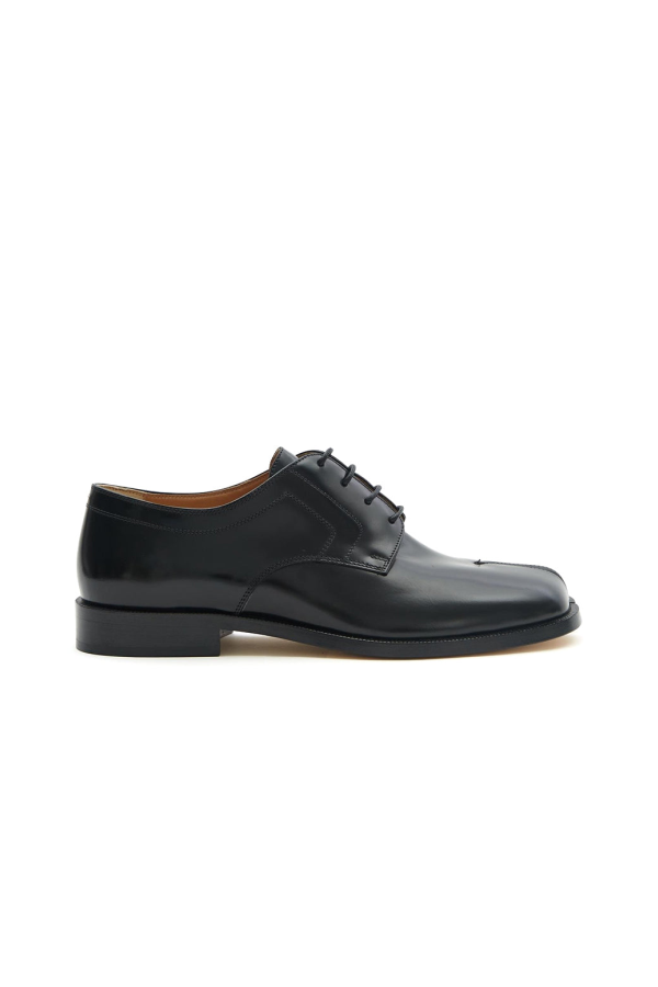 Maison Margiela Tabi Lace-Up Derby Shoes - Black