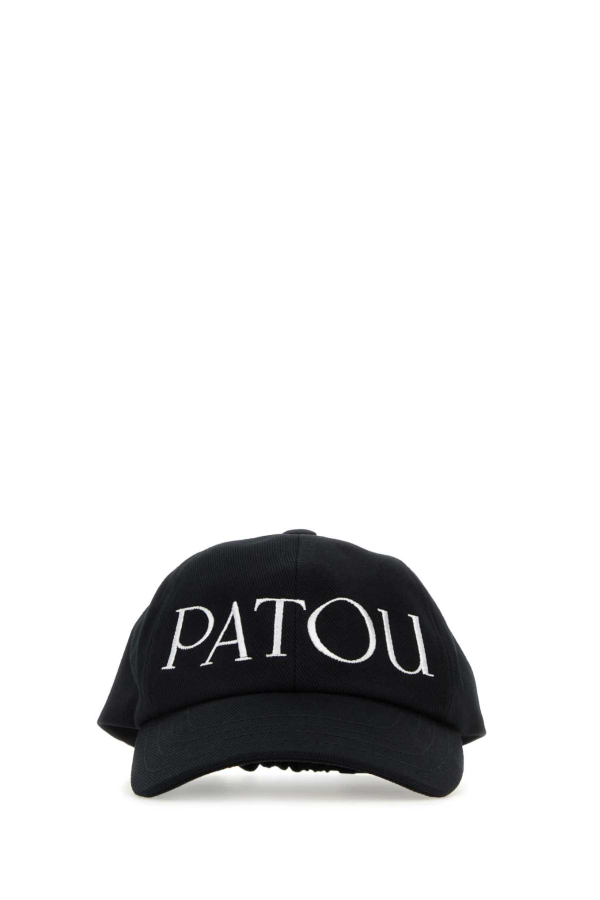 Patou Cotton Baseball Cap - Black