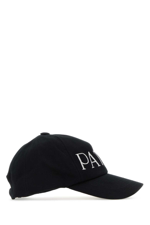 Patou Cotton Baseball Cap - Black