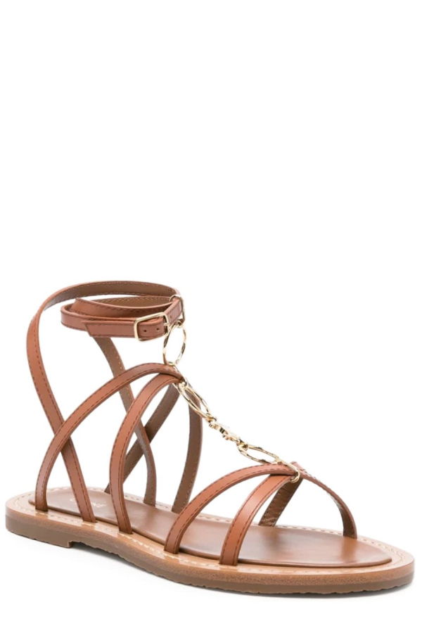 Celine Lympia Sandals - Brown