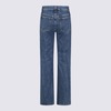 khaite Blue Cotton Jeans - Boone - Thumbnail 2