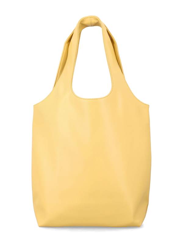 A.P.C. Ninon Small Faux Leather Tote - Dark Butter