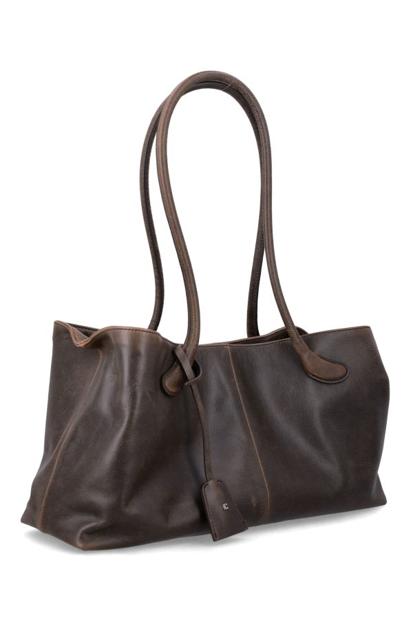 LOW CLASSIC Haricot Mini Bag Tote - Brown