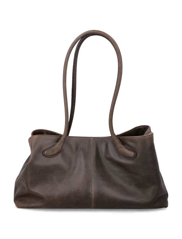 LOW CLASSIC Haricot Mini Bag Tote - Brown