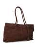 LOW CLASSIC Haricot Suede Tote Bag - Brown - Thumbnail 2
