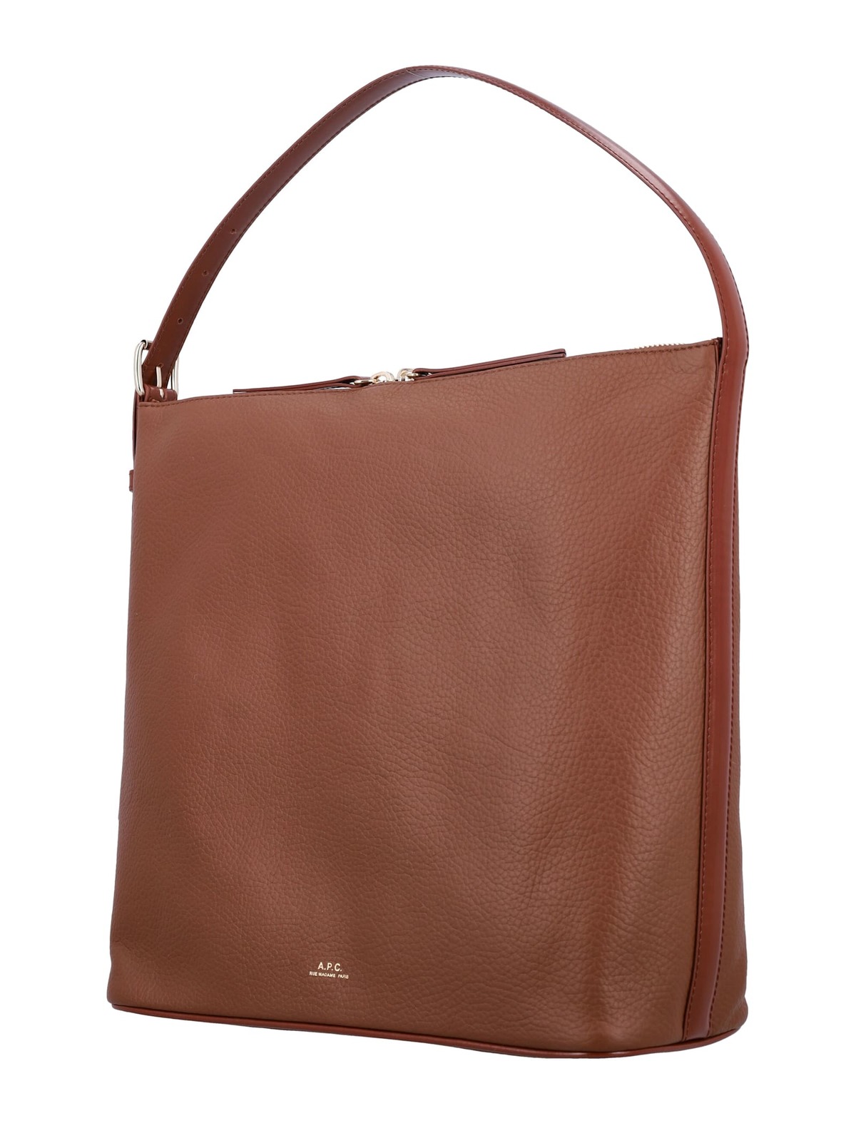 A.P.C. Vera Leather Shoulder Bag - Noisette - Image 3 of 4