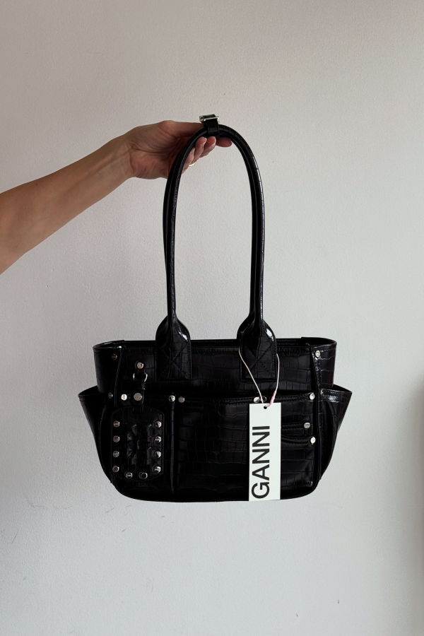 Ganni Posy Small Croco Bag