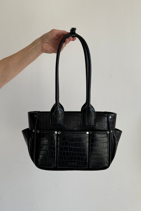 Ganni Posy Small Croco Bag