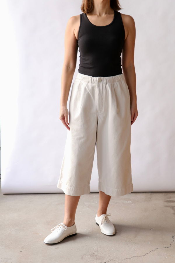 Lauren Manoogian Washed Crop Trouser