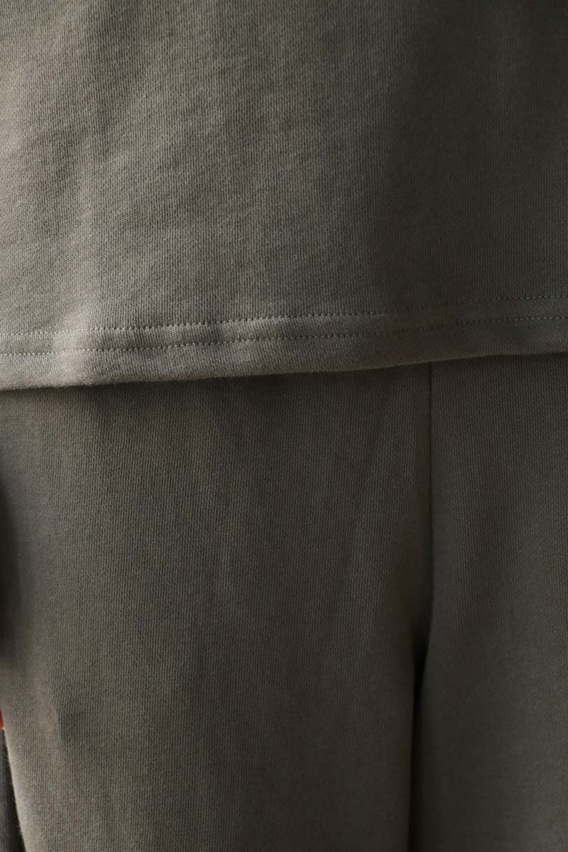 Tibi Lightweight Sweatshirting Winslow Pant - Olive