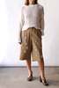 TWP The Water-Repellent Cotton Canvas City Short with Crystals - British Khaki - Thumbnail 4