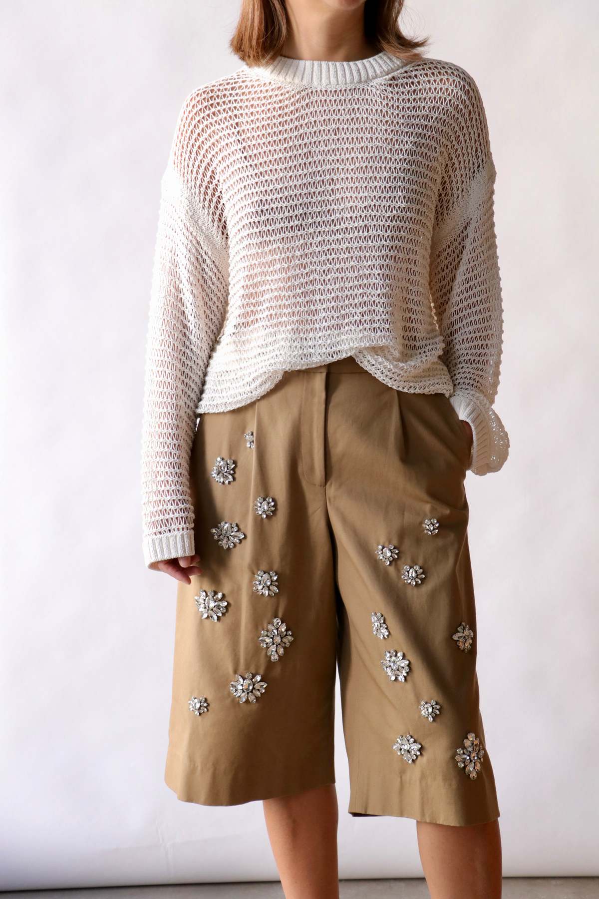 TWP Wide Crew Long Sleeve Pullover - Image 1 of 5