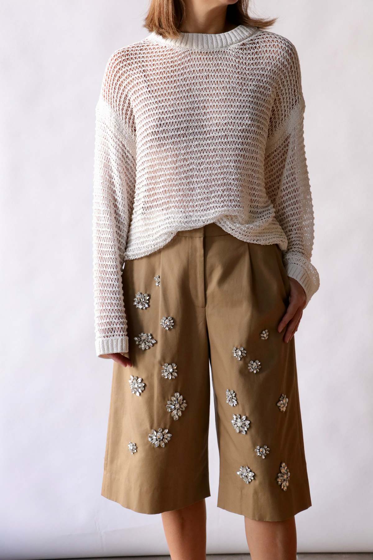 TWP Wide Crew Long Sleeve Pullover - Image 4 of 5