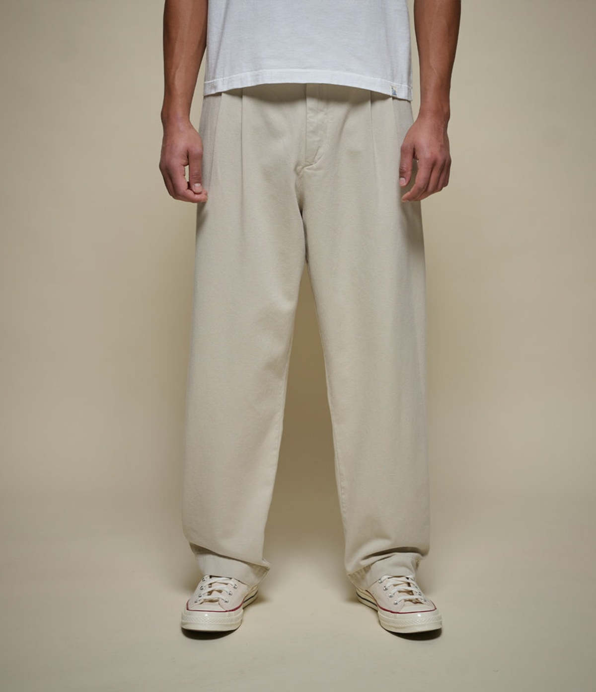 Merz b. Schwanen Pleated Twill Pants - Image 2 of 6