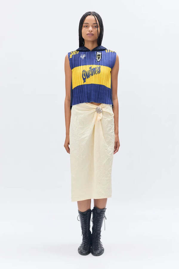 Renata Brenha Knot Skirt - Butter