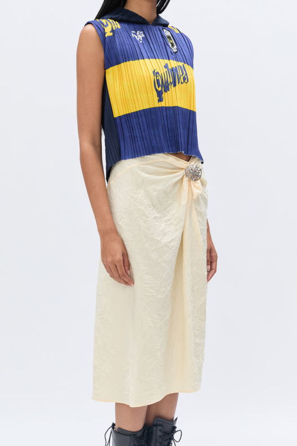 Renata Brenha Knot Skirt - Butter