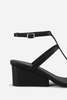 "INTENTIONALLY __________." SEMY Wedge Sandal - Black - Thumbnail 5