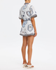 Kivari Alessia Playsuit - Cream/Navy - Thumbnail 7