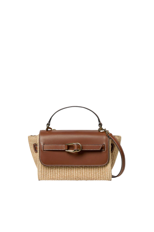 Loeffler Randall Alexei Loop Belt Crossbody Bag - Natural/Cacao