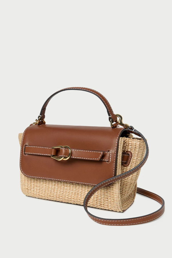 Loeffler Randall Alexei Loop Belt Crossbody Bag - Natural/Cacao