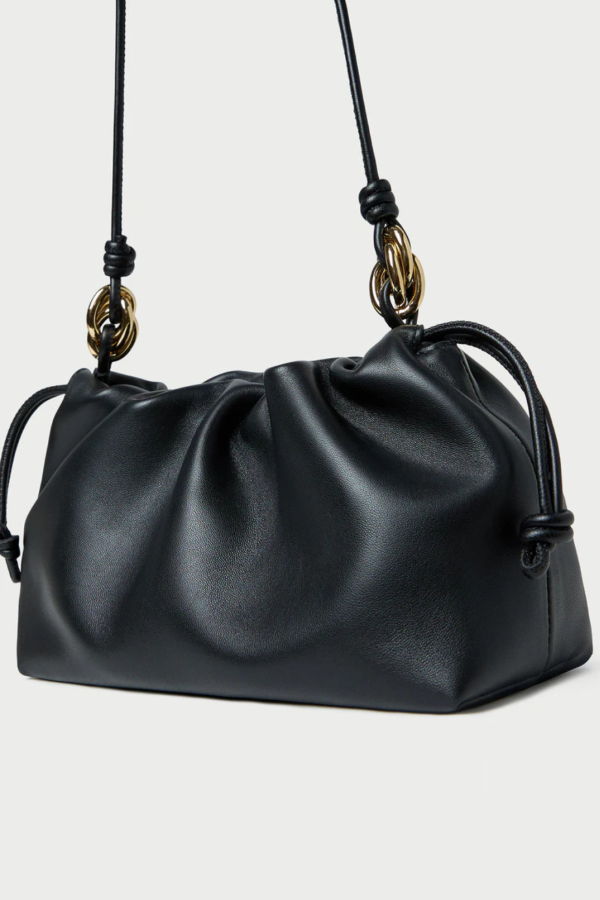 Loeffler Randall Kiri Multi Ring Dumpling Pouch Shoulder Bag - Black