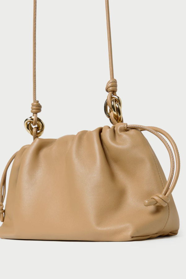 Loeffler Randall Kiri Multi Ring Dumpling Pouch Bag - Khaki