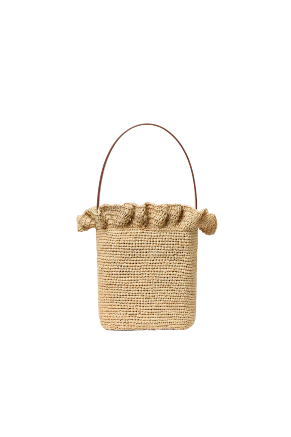 Loeffler Randall Laith Crochet Bucket Bag - Natural