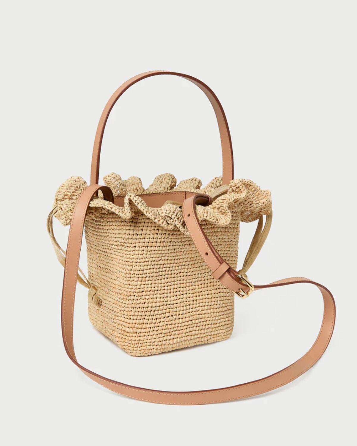 Loeffler Randall Laith Crochet Bucket Bag - Natural - Image 5 of 5