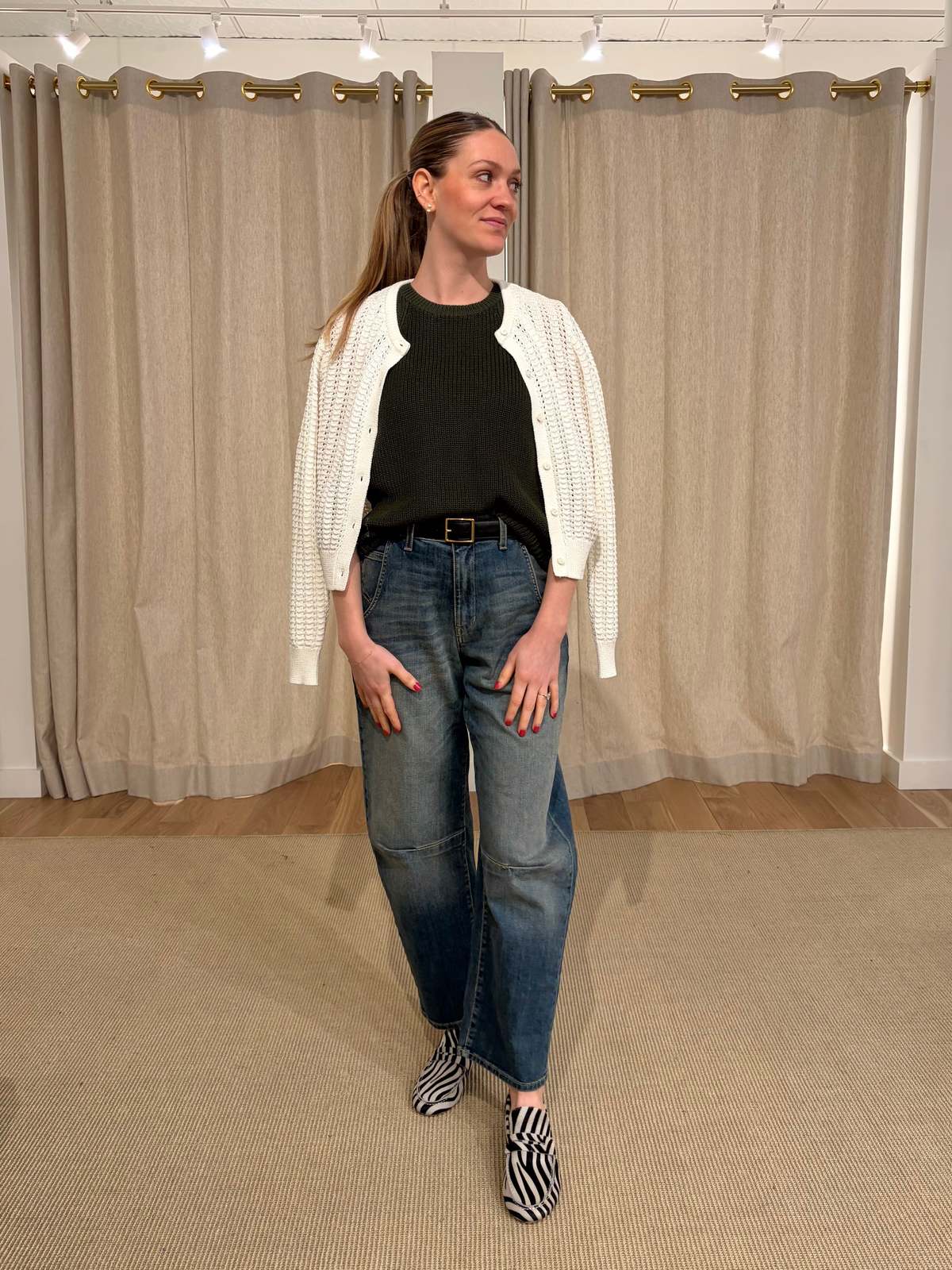 Nili Lotan Emerson Jeans - Classic Wash - Image 3 of 7