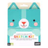 KIDS Petit Collage Carry-Along Corgi Sketch Kit - Multicolour - Thumbnail 1