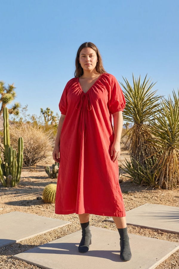 World of Crow Central Park Red Dress