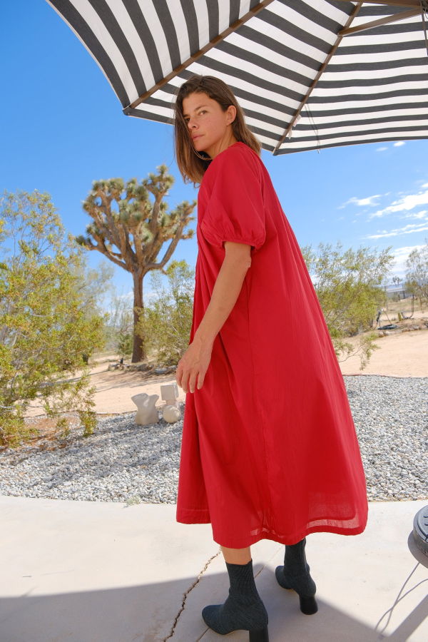 World of Crow Central Park Red Dress