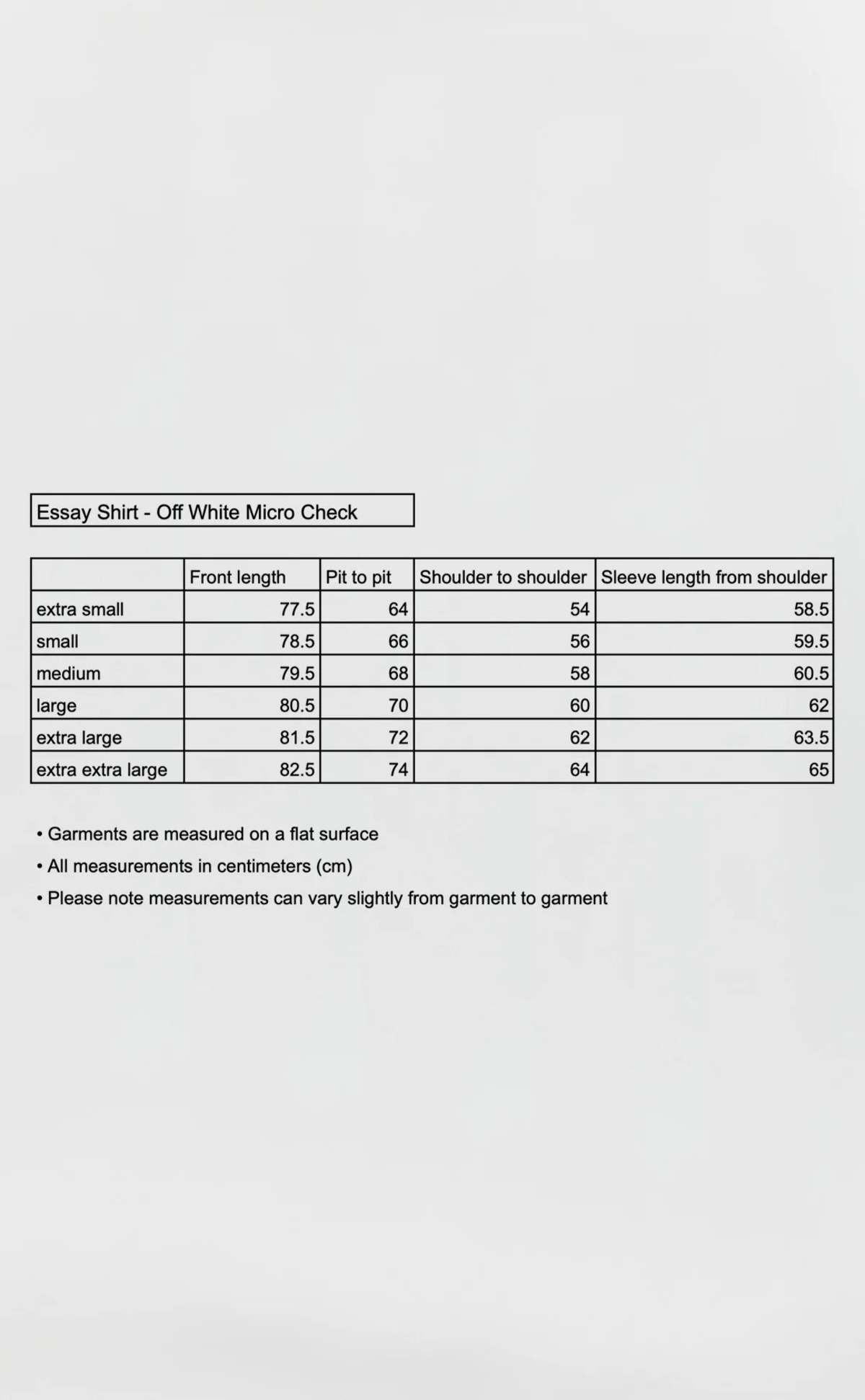 mfpen Essay Shirt - Off White Micro Check - Image 5 of 5