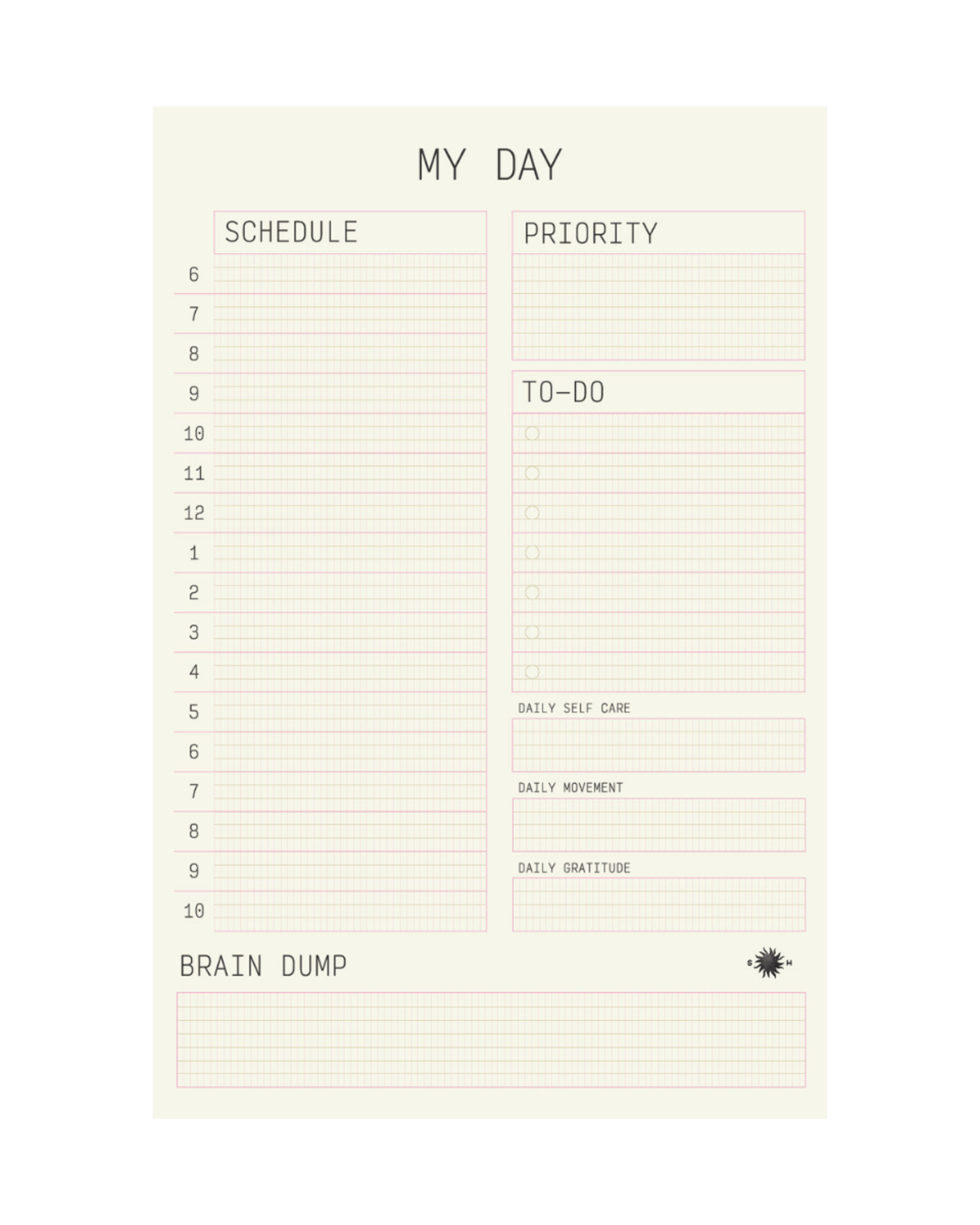 Sønderhaus Daily Planner Pad - Technical Planner - Image 1 of 2
