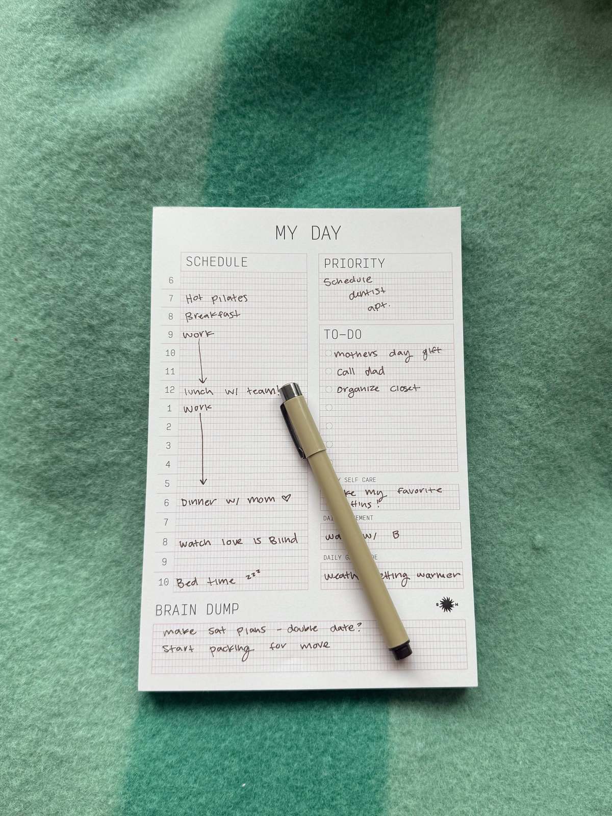Sønderhaus Daily Planner Pad - Technical Planner - Image 2 of 2