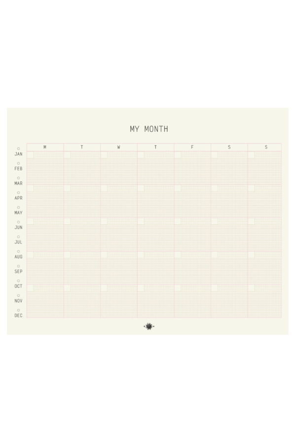 Sønderhaus Mini My Month Technical Planner