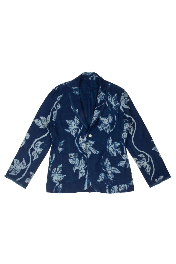 Post-Imperial x THIS IS US Ajasa Galactic Stem Print Blazer