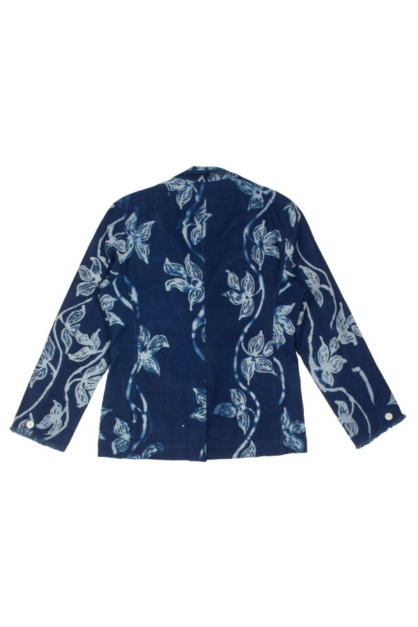 Post-Imperial x THIS IS US Ajasa Galactic Stem Print Blazer