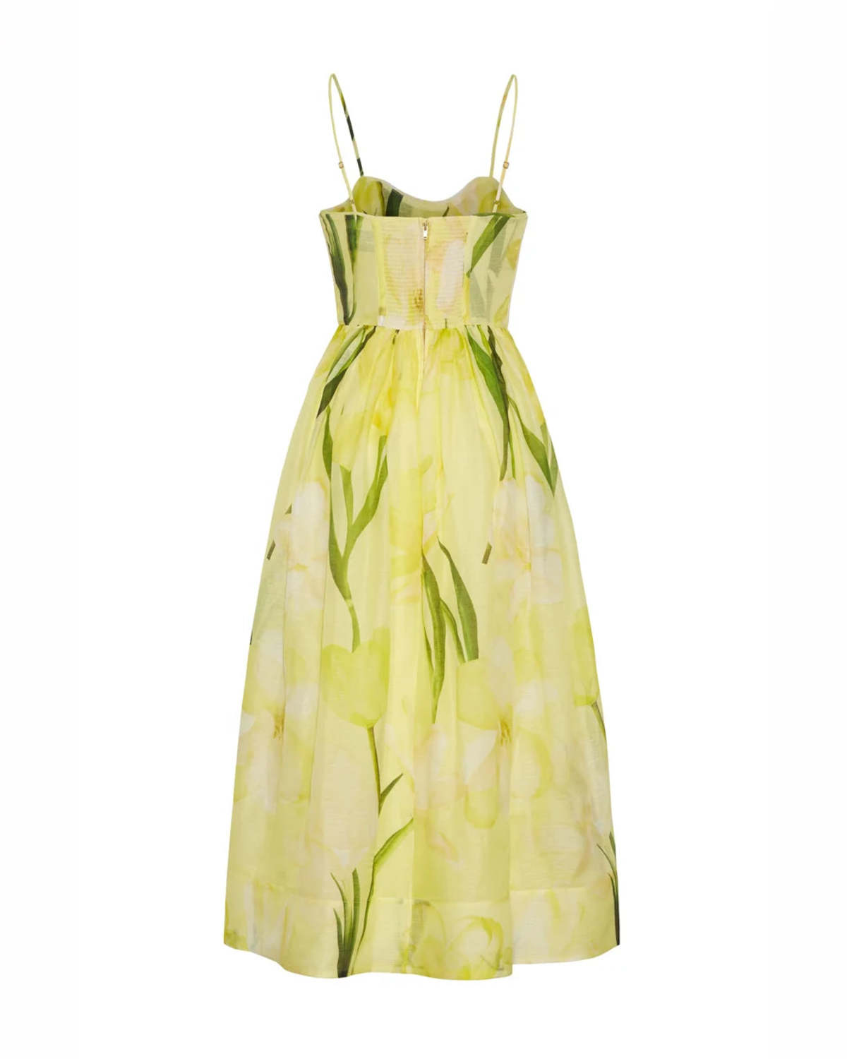Cara Cara Alba Midi Dress - Yellow - Image 4 of 4