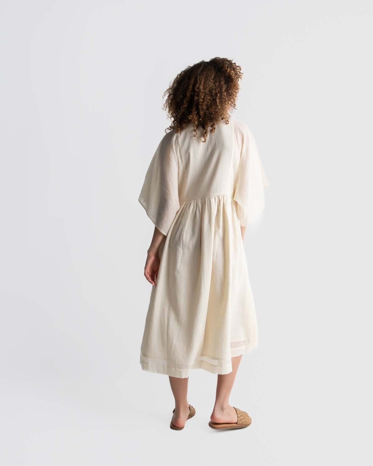 World of Crow Boxy Sleeve Summer Dress - Image 2 of 5