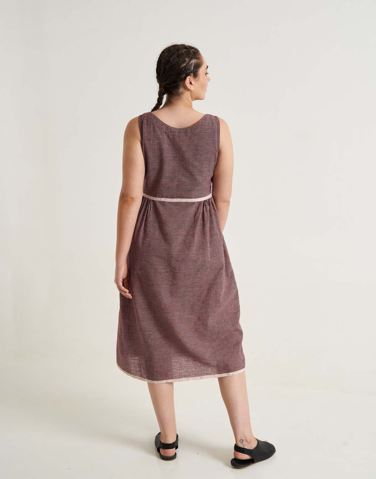 World of Crow Midi Dress - Checkered - Image 6 of 9