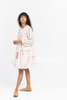 WOC NF Fit and flare gathered dress - White - Thumbnail 1