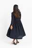 World of Crow Fit and flare midi dress - Blue - Thumbnail 2