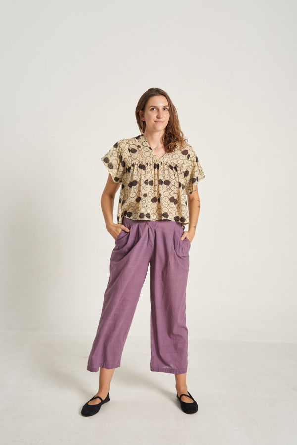 World of Crow Summer Pants - Radiant Orchid