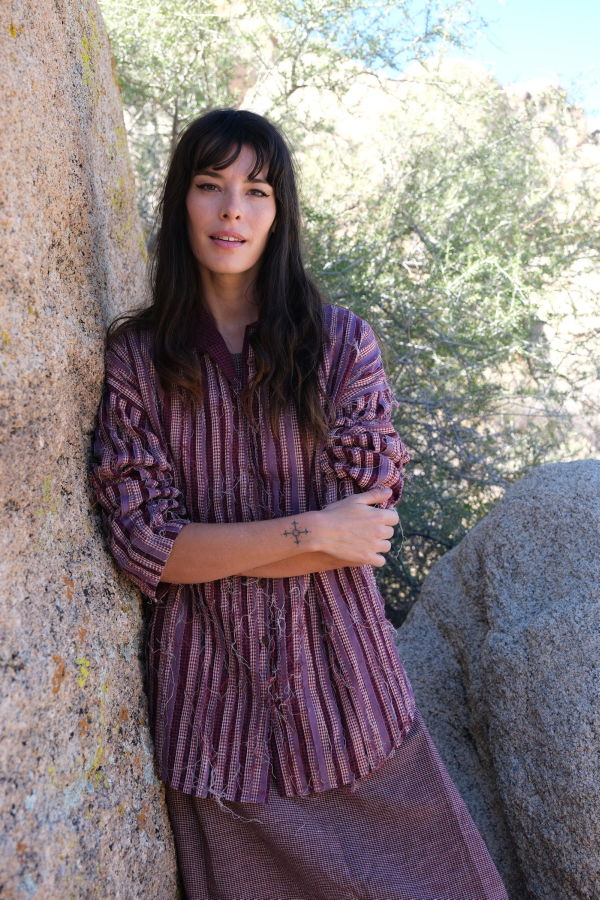 Fuchsia  of Crow Upcycled Fuchsia shirt - Fuchsia 